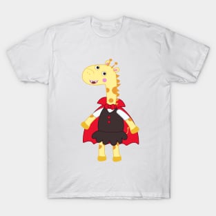 Sunny Giraffe - Vampire costume for Halloween T-Shirt